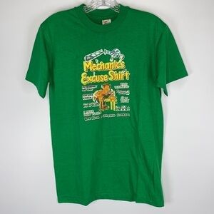 Vintage Sport-T by Stedman Mechanics Excuse Shirt Size Medium 1982